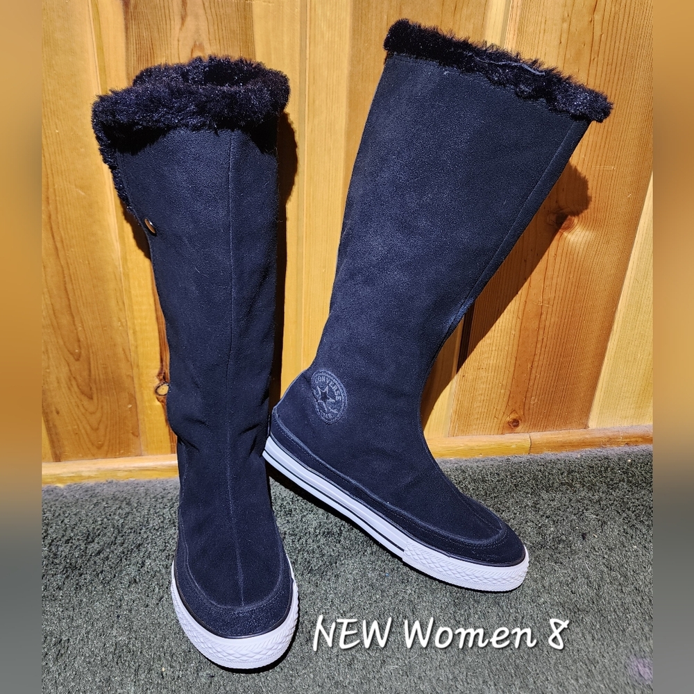 RARE Converse Beverly Knee high boots Women 8